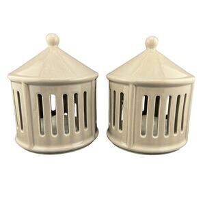 Discontinued IKEA STRÅLA Ceramic Accent Lights – Gray Set of 2